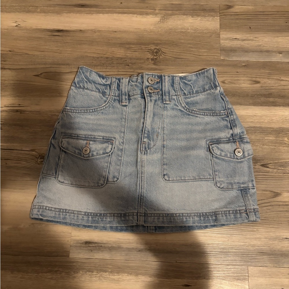 American Eagle Denim Mini Skirt